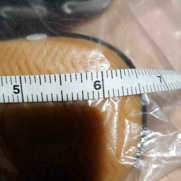 O'Squeaky Black with Blue Plaid Leather Squeakers - Picture 6 of 6